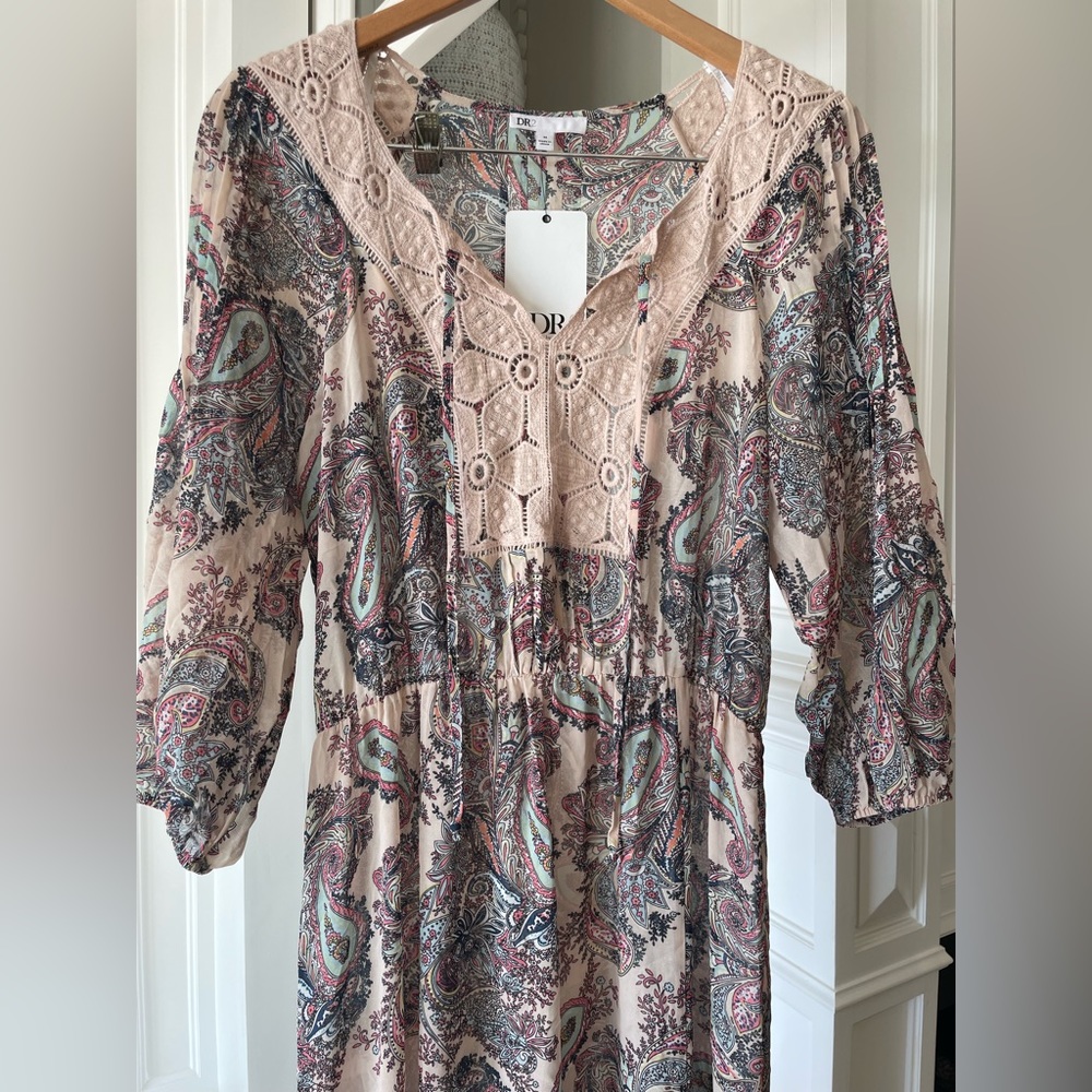 NWT DR2 Women’s Boho Maxi Dress Size Medium